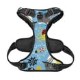 thumbnail image 5 of Picia Pirate Marine Animals No-Pull Dog Harness Reflective Front Clip Vest with Handle,Step-in Air Dog Harness,Adjustable 2 Metal Rings 4 Buckles,Easy to Put on & Take Off Small, 5 of 9