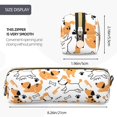 thumbnail image 3 of Easygdp Cute Dog para Estuche de Lápices de Cuero, Estuche de Papelería de Cuero, Estuche de Gran Capacidad con Cremallera, 3 of 7