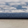 thumbnail image 4 of Madison Traditional 7.6' x 10' Dark Blue Polypropylene Indoor Area Rug, 4 of 7