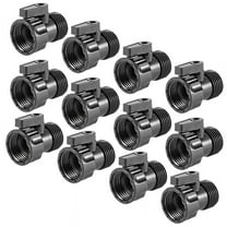 12 Pack 3/4inch Garden Hose Shut Off Valve- Standard Water Shutoff Valve Shut-Off Ball y13190