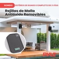 thumbnail image 4 of Bocinas de 6.5 Pulgadas para Interiores y Exteriores Pyle, Sistema de Sonido de Pared Resistente al Agua, 500 Watts, 1 Par, Negro, 4 of 6