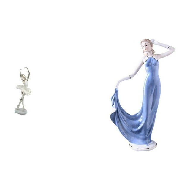Figura Artística Moderna De Una Bailarina, Ideal Para Decorar El Dormitorio, La Chimenea, La Oficina O La Entrada. Estatua De Mujer De Fina Factura, Perfecta Para La Decoración Del Hogar.