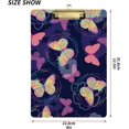 thumbnail image 3 of FMSHPON Butterfly Paint Clipboard Hardboard Wood Nursing Clip Board and Pull for Standard A4 Letter 13x9 inches, 3 of 8