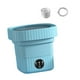thumbnail image 3 of Lavadora eléctrica pequeña para ropa interior y sujetadores, ideal para apartamentos, viajes y autocaravanas. Azul, 3 of 9