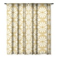 thumbnail image 1 of Society6 Heather Dutton Solstice Goldenrod Single Panel Sheer Window Curtain 50" x 108", 1 of 1