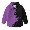 thumbnail image 7 of Boys Long Sleeve Shirts Fashion Lightweight Button Up Shirt 2026 Spring Casual Crewneck Tops Size 3-14, 7 of 7