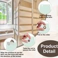 thumbnail image 3 of Rodillos para puertas de ducha Uxcell, diámetro de 23 mm para puertas y cajones, blancos, paquete de 6, 3 of 6