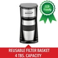 Brentwood TS113BK Portable SingleServe Coffee Brewer with 14 oz