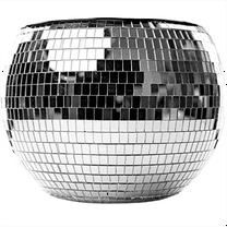 New Arrivals 10-Inch Disco Ball Ice Bucket Silver Sparkly Mirror Icebucket for Wine, Drinks, Home Bar Beverage Cooler Partys
