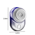 thumbnail image 3 of Danhjin Electric Shaver Shaver For Men Pocket Size Mini Portable Shaver Wet And Dry Mens Shaver USB Rechargeable Shaver Charging Easy Use Suitable For Home, Car, Travel, 3 of 9