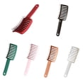 thumbnail image 2 of Qarigey Cepillo de pelo con ventilación, peine curvo profesional, peines húmedos, herramientas de estilismo de peluquería, doméstico, Cuidado del cabello champán Qarigey CE015264-05, 2 of 6
