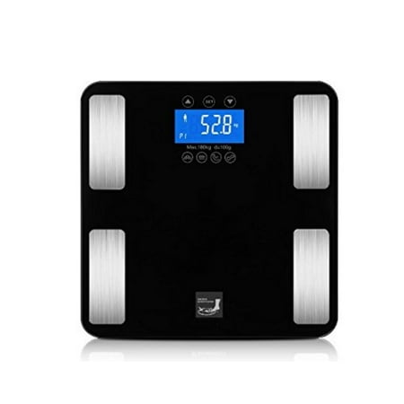 LCD Digital Bathroom Health Body Fat Weight Scale Muscle Calorie BMI 400lb/180kg Ship from USA, Body Fat Scale includes built-in memory for up to 10 users with auto.., By (Best Bathroom Scales With Memory)
