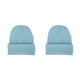 thumbnail image 2 of Sonducket Beanie Hats Gorros de punto Skullcap Headwear Accesorios para el cabello Azul claro Azul claro 2Conjunto, 2 of 6