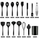 thumbnail image 2 of Juego de utensilios de cocina de silicona, 15 piezas, ideal para cocinar, juego de espátulas resistentes al calor, silicona de grado alimenticio con mangos de acero inoxidable, utensilios de cocina, 2 of 4