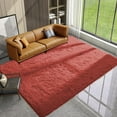 thumbnail image 4 of Lochas Fluffy Soft Shag Carpet Rug for Living Room Bedroom Big Area Rugs Floor Mat Nursery Carpets Home Decor, 3'x5',Orange Red, 4 of 8