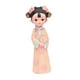 thumbnail image 4 of Estatua de resina de niña, figura en miniatura, vestido popular, decoración de escritorio tradicional Abanico de 12 x 8 x 155 cm, 4 of 9