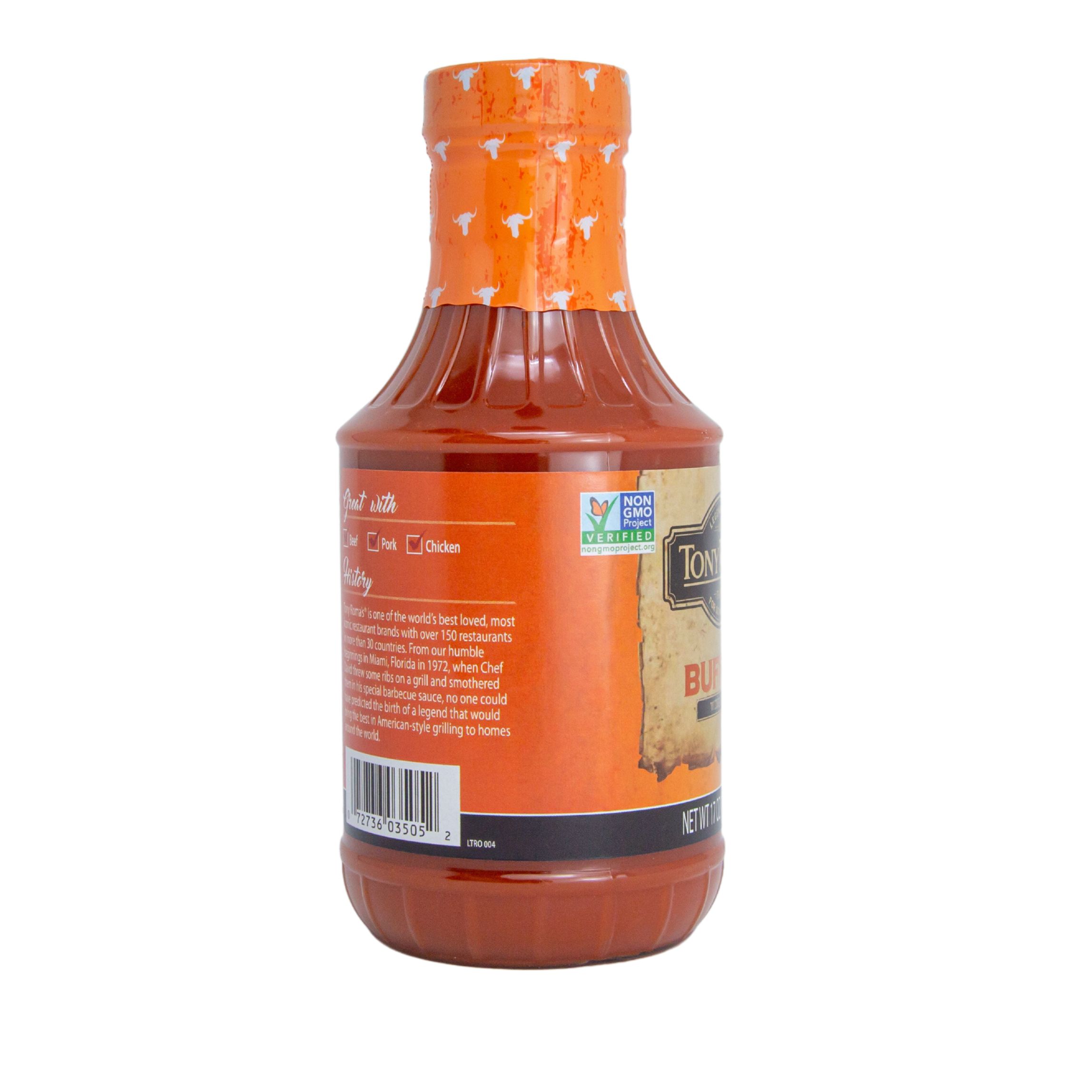 Tony Roma's, Buffalo Wing Sauce, 17 oz Bottle