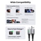 thumbnail image 4 of Cable USB C INIU, paquete de 3 unidades, 0,5/2/2 m, 3,1 A, QC3.0, carga rápida, 4 of 9