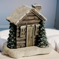 thumbnail image 3 of Brûleur d'Encens en Forme de Cabane en Rondins, Brûleur d'Encens de Noël Village, Brûleur de Cônes d'Encens en Résine avec 2 Cônes d'Encens, Diffuseur d'Aromathérapie Décoration de Table, 3 of 6