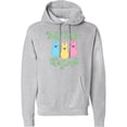 thumbnail image 2 of Inktastic Funny Easter Just Chillin' with My Peeps Adult Hoodie Sweatshirt, 2 of 4