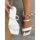 thumbnail image 1 of Elegant Outdoors Flat Slippers for Women, Minimalist Two Part Plain Open Toe Slide Sandals, 1 of 4
