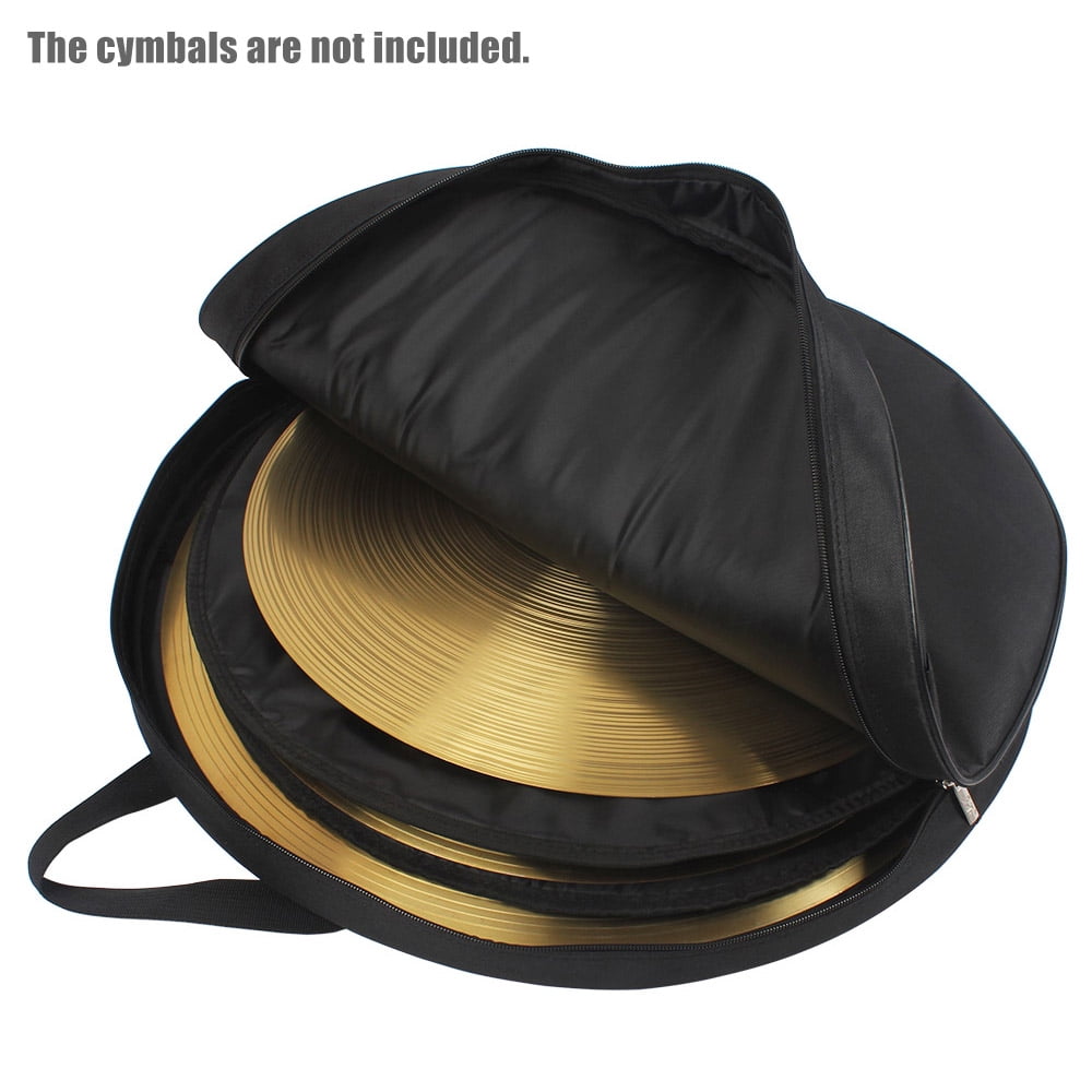 21-Inch Cymbal Bag Packback with 3 Pockets 1 Removable Divider Strap 