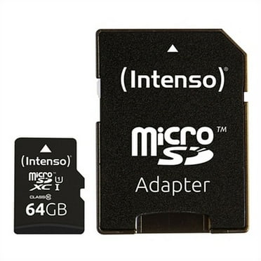 Intenso Premium Microsdxc Memory Card INCL. SD Adapter, Class 10 UHS-I, 128 GB, Black 128 GB UH