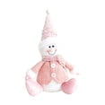 thumbnail image 1 of Muñeco de peluche navideño, adorno creativo, figura de peluche, muñeco de Navidad relleno para muñeco de nieve sentado, 1 of 9