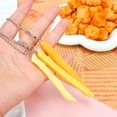 thumbnail image 5 of Pack of 10 Artificial French Fries Keychain Key Holder Bag Charm For Key Organization and Backpacks Keychain Accessories, 5 of 9