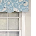 thumbnail image 3 of RLF Home Luxurious Modern Design Classic Jenna Glory Style Window Valance 50" x 16" Sky, 3 of 4