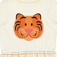 thumbnail image 4 of Inktastic Tiger Face Girls Toddler Dress, 4 of 5