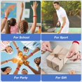 thumbnail image 6 of 10Pcs Word Silicone Cord Bracelet Wristband Dark Red 1/2 inch(1.2cm) Inner Diameter: 2-3/8 inch(6.1cm), 6 of 8