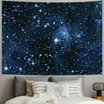thumbnail image 2 of Shiartex Star Tapestry Wall Hanging, Night Sky Dark Blue Cosmic Starry Fantasy Galaxy Universe Texture Artwork Decor Tapestries, Wall Tapestry for Bedroom Living Room Dorm Painting, 2 of 6