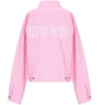 thumbnail image 2 of MSGM PINK Denim Jacket, US 46, 2 of 2