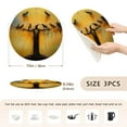 thumbnail image 2 of Crows Birds Trivet Mats Woven Pot Holders 3Pcs Non-Slip Heat Resistant for Hot Pots Pans Pats, 2 of 6