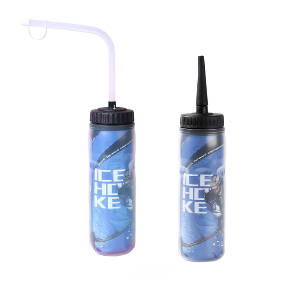 harmtty 600ml Water Bottle Large Capacity Leak-proof Squeeze Type Drinking PP Material Squeeze Sports Water Bottle Daily Use,B