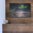 thumbnail image 5 of Luxe Metal Art 'Northern Lights On The Arctic Ocean Shore 2' by Luxe Portfolio, Metal Wall Art, 16"x12", 5 of 9