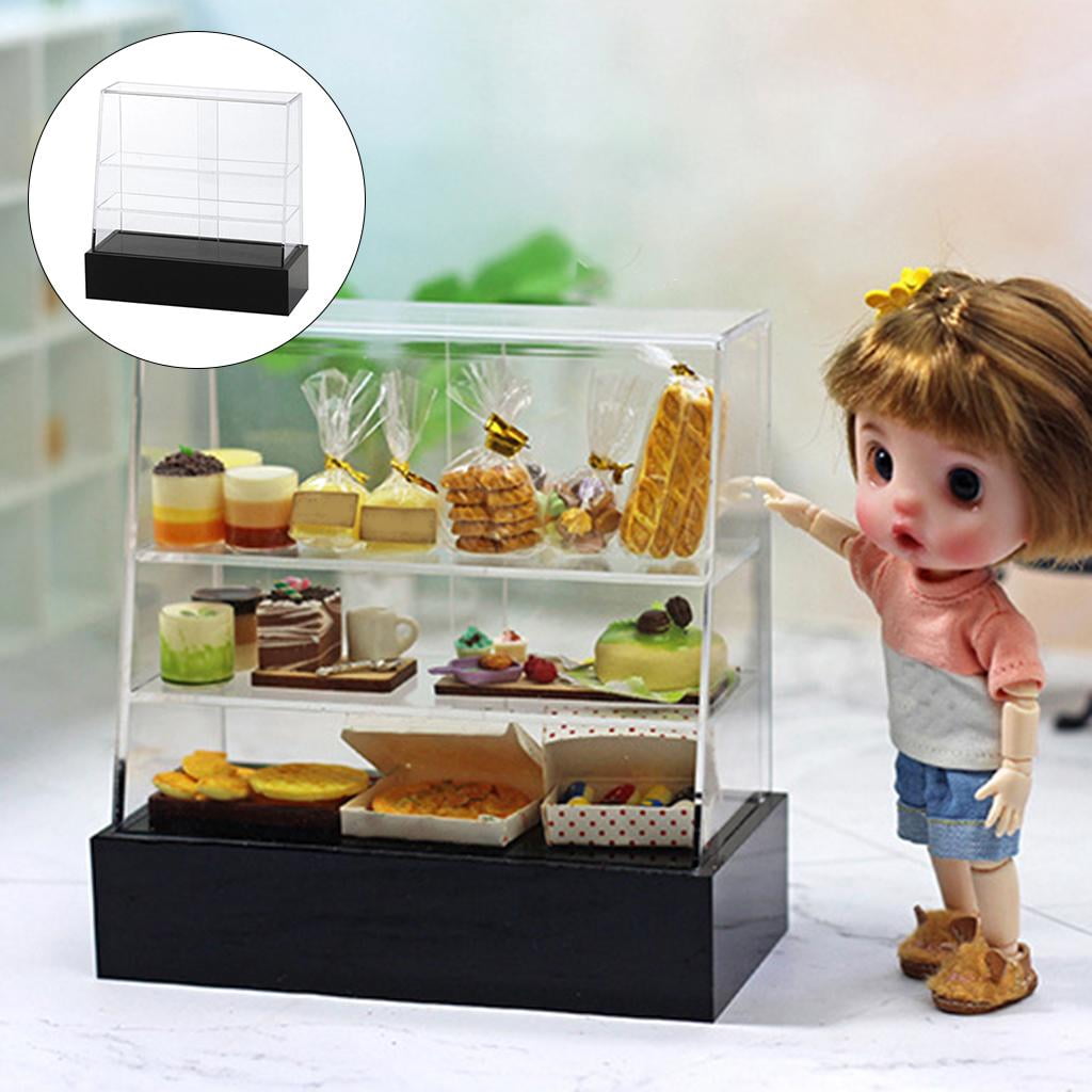 Armoire De Boulangerie Miniature échelle 1/12 - En Bois 15x4.6x7.2cm - Pour Maison De Poupée, Diorama, Décoration Créative - 9