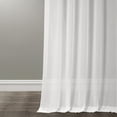 thumbnail image 4 of White Orchid Faux Linen Sheer Curtain (1 Panel), White Orchid, 50W X 96L, 4 of 6