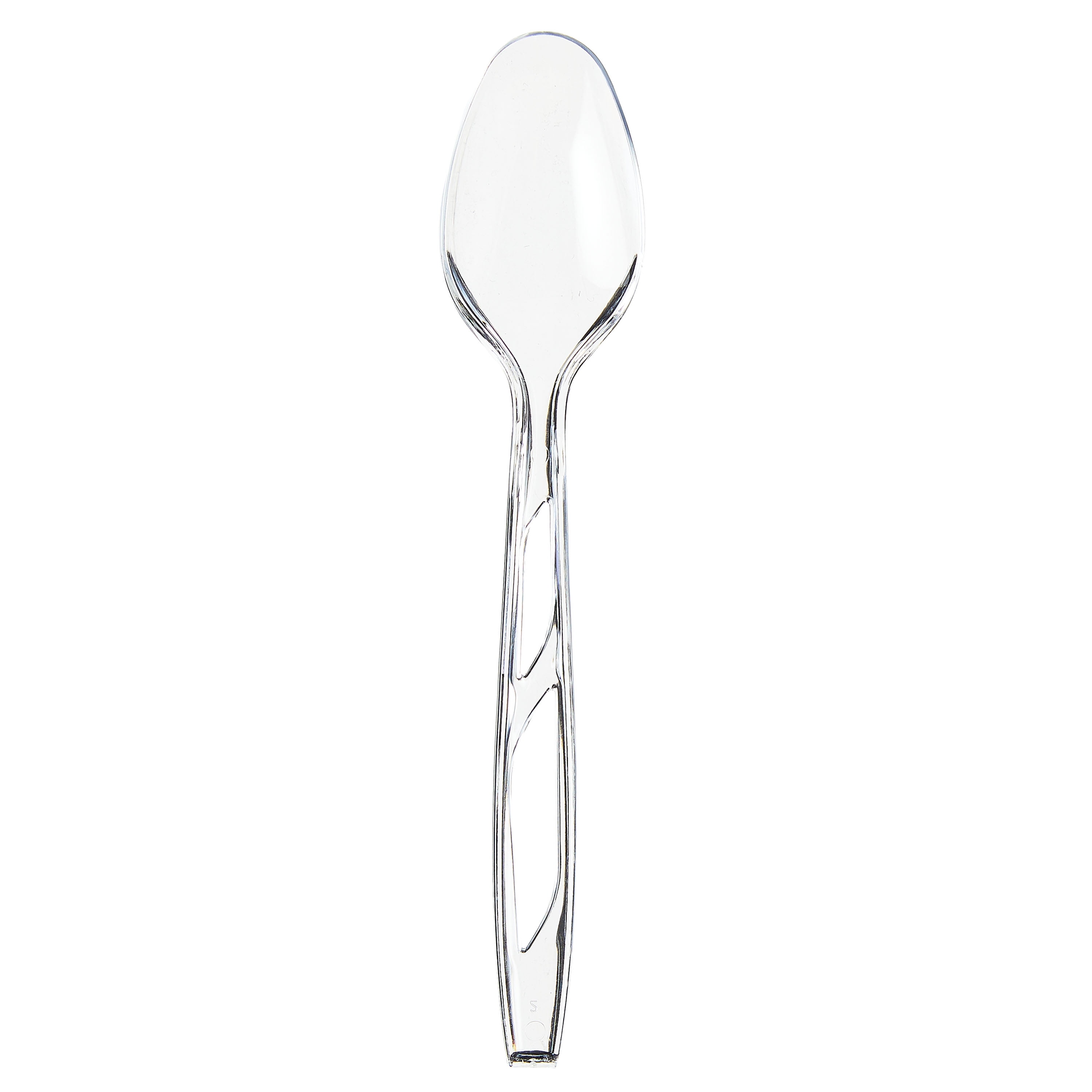 Great Value Plastic Everyday Clear Spoons, 100 Count