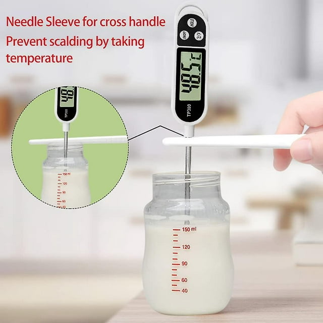DouHu Kitchen Thermometer Kitchen Accessory Cooking Thermometer, Thermometer Probe Kitchen Thermometer Barbecue 5seconds Lcd Screen Thermometer For Pastry B