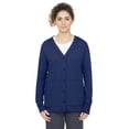 thumbnail image 1 of Healing Hands Knits Women's Becca Jacket 'sMedical Cardigan Buttoned Scrub Jacket - 3X-Large,Navy, 1 of 6