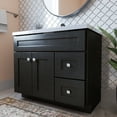 thumbnail image 4 of Design House Brookings 36" Ready to Assemble Solid Wood Bathroom Vanity Cabinet, Espresso, 4 of 21