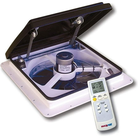 MAXXAIR 0004500K MaxxFan Smoke Standard Remote Fan Lid