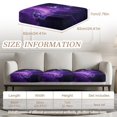 thumbnail image 3 of Xoenoiee Purple Butterfly Galaxy Print Stretch Patio Cushion Covers Sofa Couch Seat Chair Slipcovers Waterproof Cushion Cover Replacement Furniture Protector for Pets Kids, 3 of 7