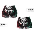 thumbnail image 5 of Lsque Chucky Pattern High Waisted Biker Shorts for Women-Tummy Control Fitness Athletic Workout Running Yoga Gym Shorts,Moisture-Wicking-X-Large, 5 of 9