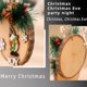thumbnail image 5 of Advancent Colgante de de Navidad para fiestas, festivales, árbol de Navidad, chimenea, estante de pared, colgante, decoración del hogar, Kits de decoración para fiestas Tipo 1, 5 of 6