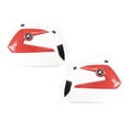 thumbnail image 1 of Alforjas rigidas porta equipaje para moto Kinlley 20L Rojo con blanco con luz universal, 1 of 9