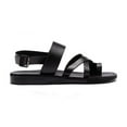 thumbnail image 4 of Amos - Leather Ankle Strap Flat Sandal - Mens Sandals, 4 of 6