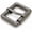 Gunmetal, variant on Single Prong Roller Belt Buckles Square Metal Strap Belt Loop Buckle 4 pcs SCRR (1 Inch, Matte Black)